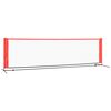 vidaXL tennisnet 300x100x87 cm polyester sort og r&oslash;d
