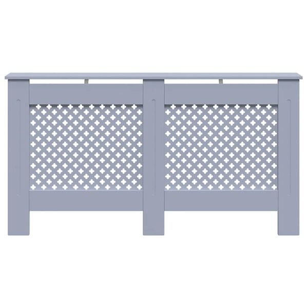 vidaXL radiatorskjuler 152x19x81,5 cm MDF antracitgr&aring;
