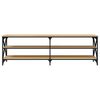 vidaXL tv-bord 160x40x50 cm konstrueret træ sonoma-eg