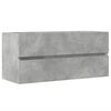 vidaXL vaskeskab 100x38,5x45 cm konstrueret tr&aelig; betongr&aring;