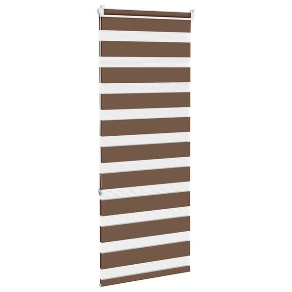 vidaXL zebragardin brun 60x150 cm stofbredde 55,9 cm polyester
