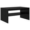 vidaXL Sofabord Sort eg 80 x 50 x 40 cm Konstrueret tr&aelig;