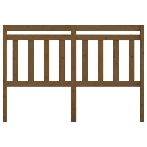 vidaXL sengeg&aelig;rde 156x4x100 cm massivt fyrretr&aelig; gyldenbrun