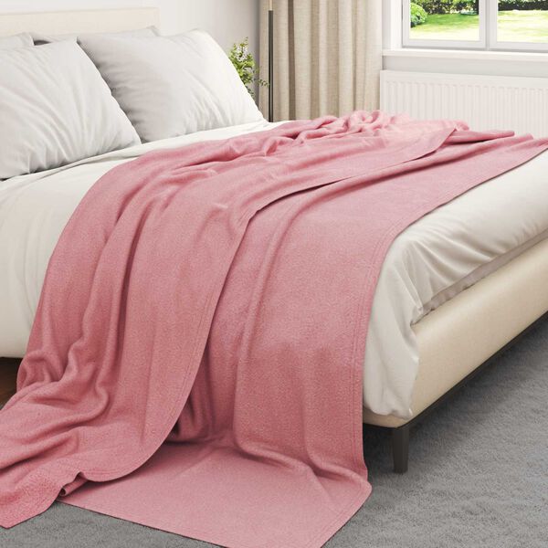 vidaXL Kastet&aelig;pper 24 pcs Lyser&oslash;d 240 x 220 cm Fleece
