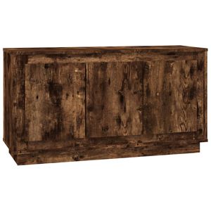vidaXL sk&aelig;nk 102x35x55 cm konstrueret tr&aelig; r&oslash;get egetr&aelig;sfarve