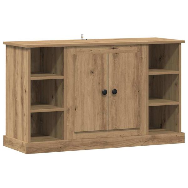 vidaXL Sideboard Artisan Egetr&aelig; 100 x 35,5 x 60 cm Konstrueret tr&aelig;