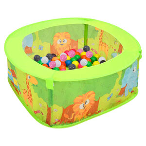 vidaXL boldgrav med 300 bolde 75x75x32 cm