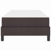 vidaXL Box spring seng med madras M&oslash;rk Brun 90 x 190 cm Stof
