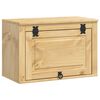 vidaXL Kabinet SKI HonningBrun 60 x 32 x 40 cm Massiv fyrretr&aelig;