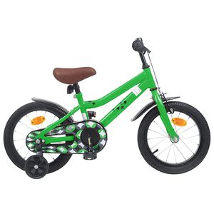 vidaXL B&oslash;rnecykel 12 tommer til 2-4 &aring;r gamle Gr&oslash;n