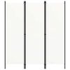 vidaXL 3-panels rumdeler 150 x 180 cm hvid