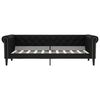 vidaXL daybed 90x190 cm kunstl&aelig;der sort
