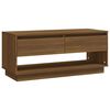 vidaXL tv-bord 102x41x44 cm konstrueret tr&aelig; brun egetr&aelig;sfarve