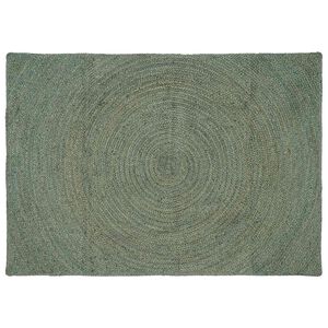 vidaXL Omr&aring;det&aelig;pper Olivengr&oslash;n 120 x 170 cm Jute