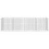 vidaXL gabion-h&oslash;jbed 360x50x100 cm galvaniseret st&aring;l