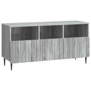 vidaXL TV-skab Gr&aring; sonoma-eg 102 x 34,5 x 50 cm Konstrueret tr&aelig;