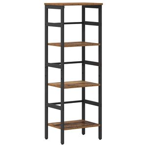 vidaXL Bogreol 3 niveauer 40 x 29,5 x 115 cm Konstrueret tr&aelig;