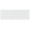 vidaXL Lace Gardin med gardiner Blomstret Hvid 140 x 750 cm Polyester