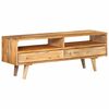 vidaXL tv-bord 110x30x41 cm massivt mangotr&aelig;