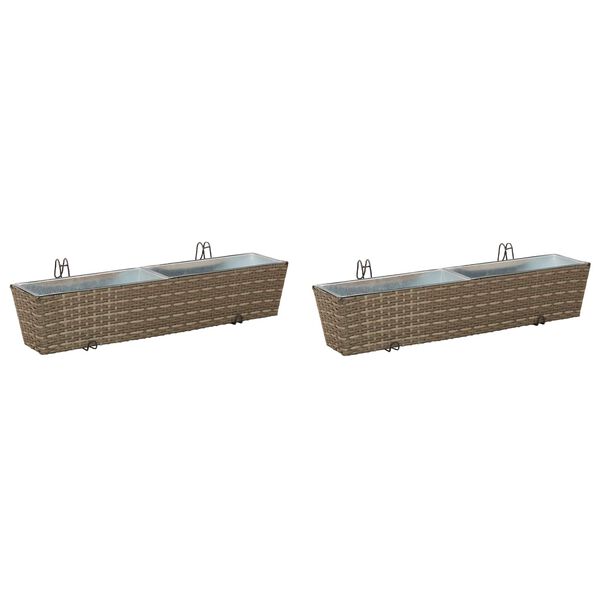 vidaXL Gel&aelig;nder Metal