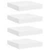 vidaXL v&aelig;ghylder 4 stk. 23x23,5x3,8 cm MDF hvid