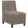 vidaXL modul&aelig;r sofa uden arml&aelig;n m&oslash;rkegr&aring; 55 cm kunstl&aelig;der