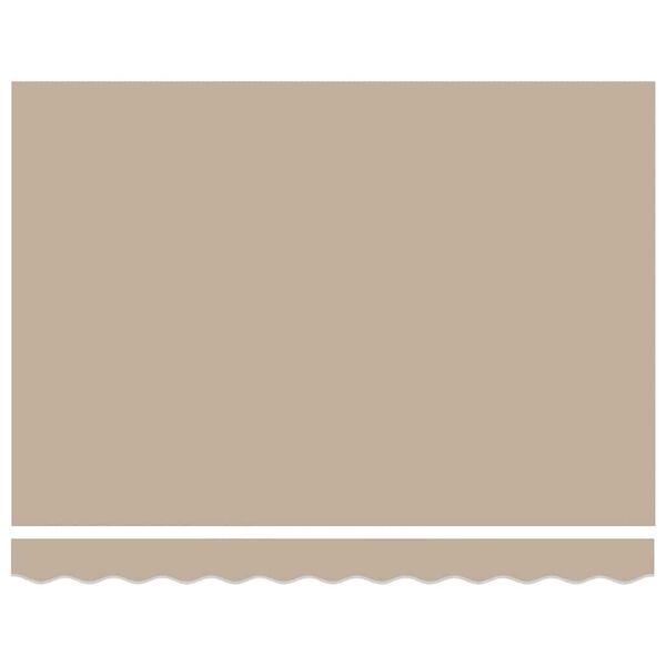 vidaXL Utr&aelig;kkelig Markise Beige 350 x 250 cm Polyester og metal