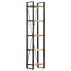 vidaXL bogreol med 5 hylder 40x30x180 cm massivt mangotr&aelig;