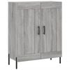 vidaXL sk&aelig;nk 69,5x34x90 cm konstrueret tr&aelig; gr&aring; sonoma-eg