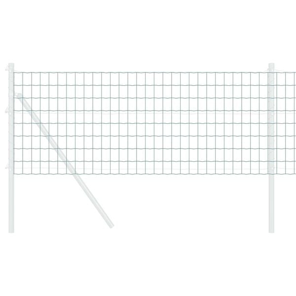 vidaXL Euro Hejn Gr&oslash;n 0,6 x 25 m PVC-belagt jern
