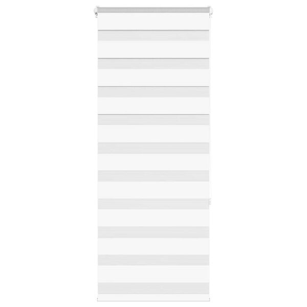 vidaXL zebragardin hvid 65x150 cm stofbredde 60,9 cm polyester