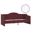 vidaXL daybed med madras og USB 90x200 cm stof lilla