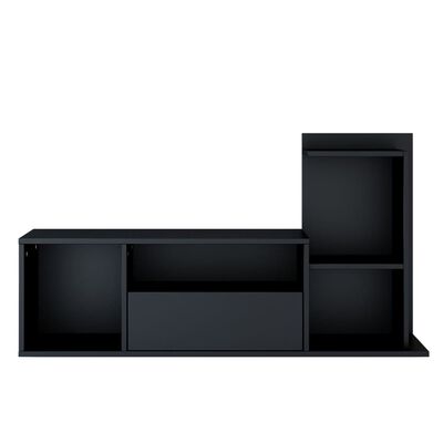 Homemania tv-bord Sumatra 120x30x30/65 cm sort