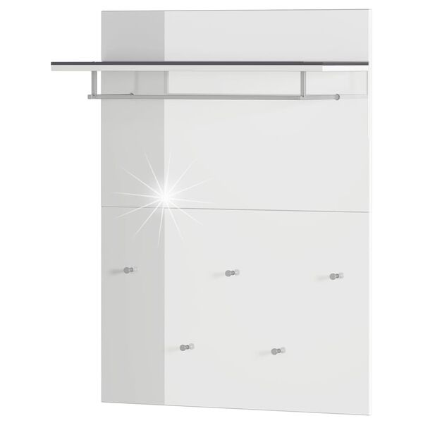 Germania knager&aelig;kke GW-Rimini 75x30x101 cm grafitgr&aring; og hvid