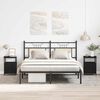 vidaXL sengeborde 2 stk. sort eg 34x35,5x50 cm konstrueret træ