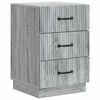 vidaXL Natskab Gr&aring; sonoma-eg 43 x 41 x 63,5 cm Konstrueret tr&aelig;