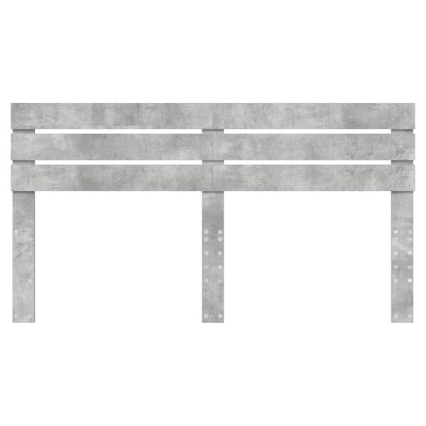 vidaXL Hovedg&aelig;rde Beton Gr&aring; 200 cm Konstrueret tr&aelig;