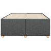 vidaXL sengeramme uden madras 120x190 cm stof enkeltseng Mørkegrå