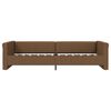 vidaXL daybed med madras og USB 90x200 cm stof brun