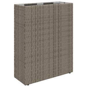 vidaXL H&oslash;j Plantekrukke Gr&aring; 55 x 22 x 70 cm polyrattan