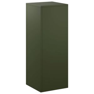 vidaXL Planteholder Olivengr&oslash;n 30 x 30 x 80 cm Cortenst&aring;l
