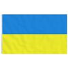 vidaXL Ukraine flag med messing&oslash;jer 90x150 cm