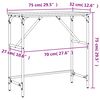 vidaXL konsolbord 75x32x75 cm konstrueret tr&aelig; sonoma-eg