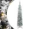 vidaXL Kunstigt juletr&aelig; med stativ Gr&oslash;n 240 cm PVC og St&aring;l og Plastik