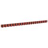 vidaXL Markise kappa erstatning Orange og Sort 380 x 20 cm Polyester