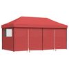 vidaXL Party Tent Bordeaux 292 x 580 x 315 cm Oxford stof
