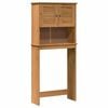 vidaXL Vaskemaskineskab VIGO Brun og honningbrun 72,5 x 27 x 161 cm