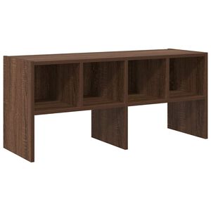 vidaXL skostativ stabelbar 89,5x30x40 cm brun egetr&aelig;sfarve