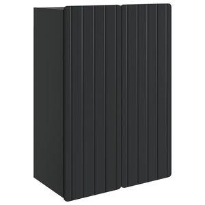 vidaXL V&aelig;gmonteret skab Sort 66 x 34,5 x 92 cm Konstrueret tr&aelig;