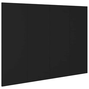 vidaXL sengeg&aelig;rde 120x1,5x80 cm konstrueret tr&aelig; sort
